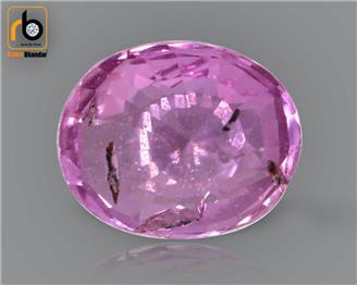 NATURAL UNHEATED UNTREATED  PINK SAPPHIRE (C) 1.89 CRT ( 61677 )